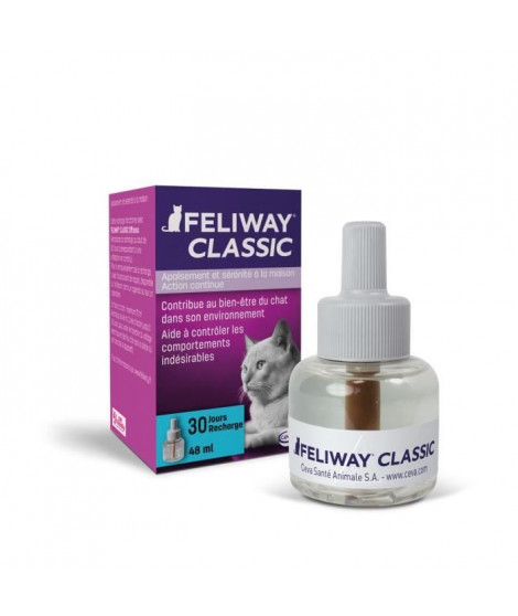 FELIWAY Recharge anti-stress 48 ml - 30 jours - Pour chat