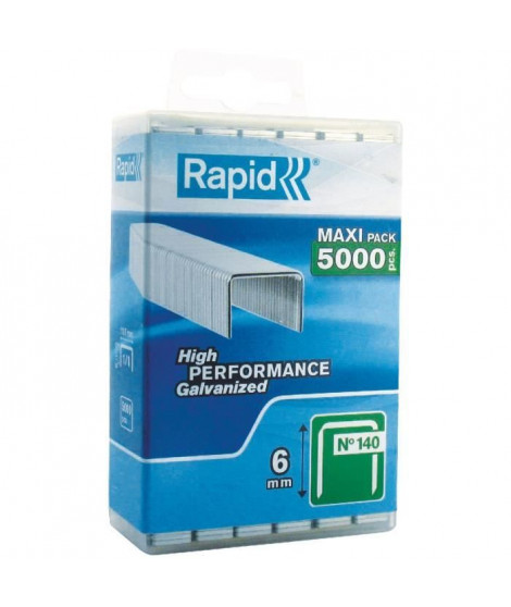 RAPID 5000 agrafe n°140 Rapid Agraf 10mm