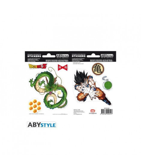 Stickers Dragon Ball - 16x11cm  / 2 planches - DBZ / Shenron - ABYstyle