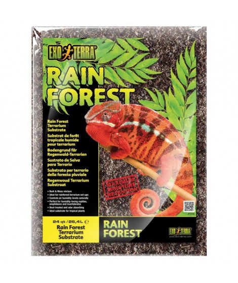 EXO TERRA Substrat Rain Forest 26,4 L - Pour terrarium
