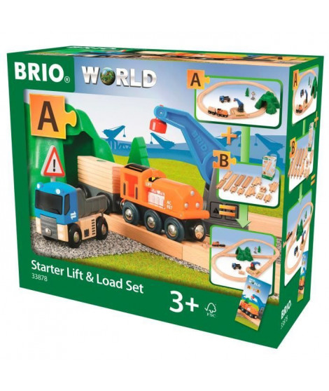 BRIO World  - 33878 - Circuit De Demarrage Transport De Fret - Jouet en bois