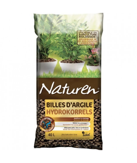 NATUREN Billes d'Argile - 40L