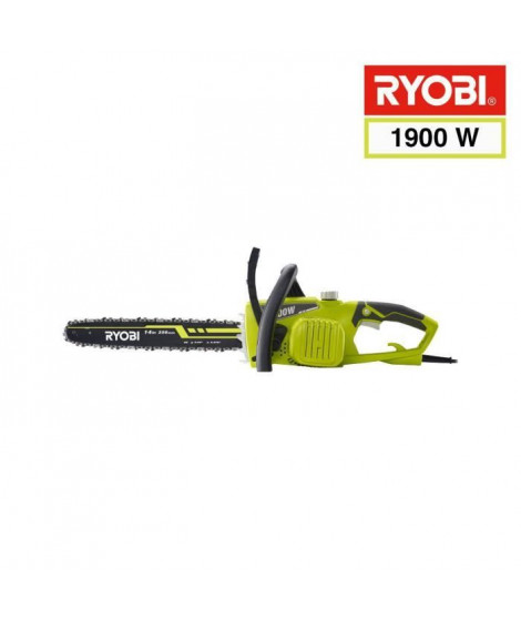 RYOBI Tronçonneuse 1900 W - 35 cm + 2 chaînes - RCS1935B2C