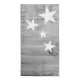 STARS Tapis enfant - 80 x 150 cm - Polypropylene - Gris clair