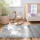 STARS Tapis enfant - 80 x 150 cm - Polypropylene - Gris clair