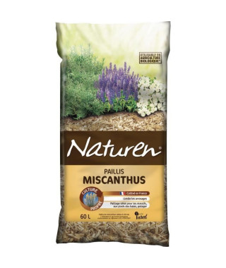 NATUREN Paillis de Miscanthus 60L