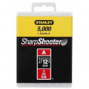 STANLEY Agrafes 12mm type A 1000 pieces