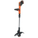 BLACK & DECKER Coupe-Bordures 30 cm sans fil LITHIUM 18V POWERCOMMAND- 4Ah - 1 batterie - 1 bobine de 10m fil 1,6mm - 1 char…