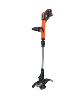 BLACK & DECKER Coupe-Bordures 30 cm sans fil LITHIUM 18V POWERCOMMAND- 4Ah - 1 batterie - 1 bobine de 10m fil 1,6mm - 1 char…