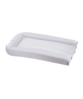 Matelas langer PVC+2 éponges amovibles 42x70cm - Blanc