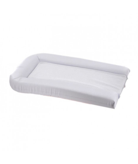 Matelas langer PVC+2 éponges amovibles 42x70cm - Blanc