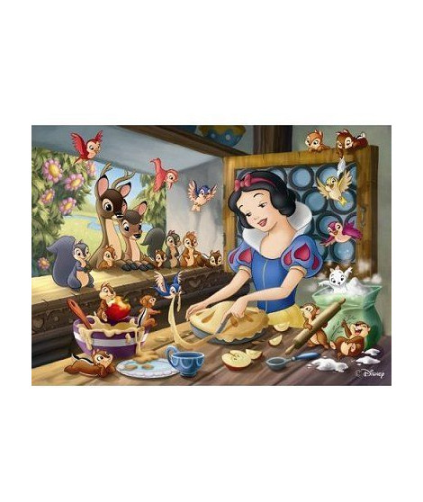 RAVENSBURGER - Puzzle 60 pieces Blanche-Neige fait de la pâtisserie / Disney