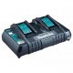 MAKITA Chargeur rapide pour 2 batteries Li-ion / Ni-MH