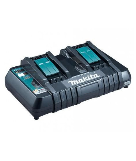 MAKITA Chargeur rapide pour 2 batteries Li-ion / Ni-MH