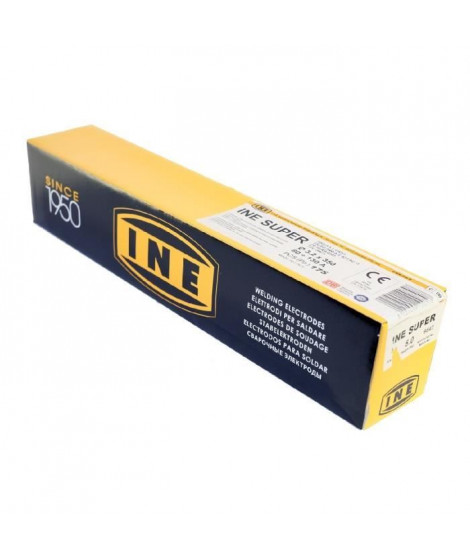 INE Lot de 175 électrodes rutiles acier Ø 3,2 mm L 350 mm - Baguettes de soudure