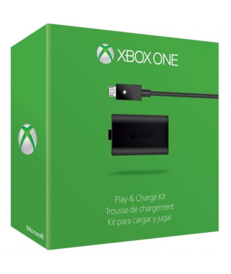 Kit Play and charge Noir - Xbox One
