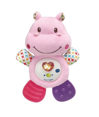 VTECH BABY - Croc'hippo rose - Hochet Musical Bébé