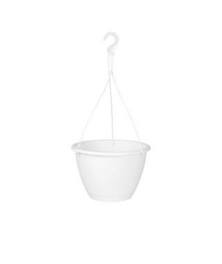 ARTEVASI Pot de fleurs suspendu Algarve - 8 L - 31 x 31 x 20,5 cm - Blanc