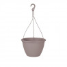 ARTEVASI Pot de fleurs suspendu Algarve - 8 L - 31 x 31 x 20,5 cm - Taupe