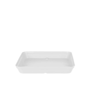 ARTEVASI Soucoupe Capri Carrée - 34 x 34 x 4,5 cm - Blanc