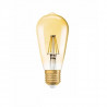 OSRAM-Ampoule LED filament Edison E27 Ø6,4cm 2400K 6.5W  51W 710 Lumens Dimmable Osram