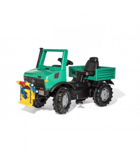 ROLLY TOYS Rolly Unimog Forestier + Treuil - Véhicule a Pédales Enfant - Vert