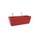 ARTEVASI Kit Jardiniere Capri - 12,8 L - 50,5 x 30,5 x 18,5 cm - Rouge foncé