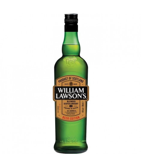 William Lawson's Blended Scotch Vieilli en fut de Biere 70 cl - 40°