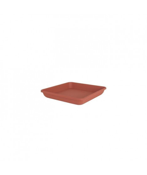 ARTEVASI Soucoupe Carrée Venezia - 2,7 L - 32 x 32 x 4,7 cm - Terre cuite