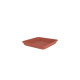 ARTEVASI Soucoupe Carrée Venezia - 2,7 L - 36 x 36 x 5,7 cm - Terre cuite