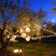 LUMI JARDIN Guirlande lumineuse solaire Yogy Solar - Lumiere blanc chaud solaire - 400 LED - 3300 cm