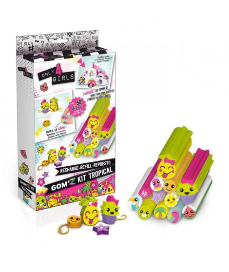 CANAL TOYS - Gom'z Kit Tropical - Crée Tes Gommes