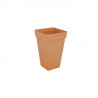 ARTEVASI Pot de fleurs Carré Capri - 30 L - 30 x 30 x 49,5 cm - Terre cuite claire