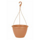 ARTEVASI Pot de fleurs suspendu Algarve - 8 L - 31 x 31 x 20,5 cm - Terre cuite claire