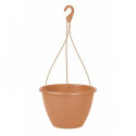 ARTEVASI Pot de fleurs suspendu Algarve - 8 L - 31 x 31 x 20,5 cm - Terre cuite claire