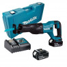 MAKITA Scie récipro 18 V Li-Ion (2x 5Ah) + valise de transport DJR186RTE