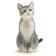 Schleich Figurine 13771 - Animal de la ferme - Chat, assis