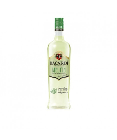 Bacardi Mojito Classic - Cocktail a base de rhum - 70cl - 14°