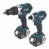 MAKITA Combopack perceuse a percussion et visseuse a chocs - DLX2145TJ