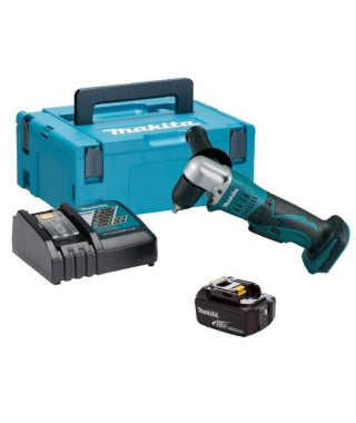 MAKITA Perceuse visseuse d'angle 18 V Li-Ion 5 Ah Ø 10 mm Auto-serrant DDA351RTJ