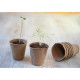 Lot de 96 pots en tourbe ronds H6 x diam 6 cm - 24 x 4