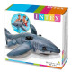 INTEX Bouée gonflable Grand Requin Blanc a Chevaucher Jeux de piscine 173 * 107 cm