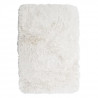 NEO YOGA Tapis de salon ou chambre - Microfibre extra doux - 60x90 cm - Blanc
