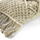 Coussin Macrame - 30 x 50 cm - Beige naturel