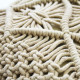 Coussin Macrame - 30 x 50 cm - Beige naturel