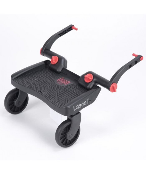 LASCAL Marche poussette Buggy Board MINI Noir/Rouge 3D