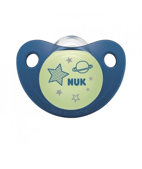 NUK 2 Sucettes Taille 3 Trendline Night - Garçon