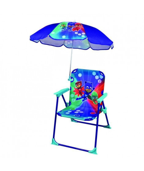 Fun House Pyjamasques chaise pliable avec parasol pour enfant