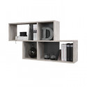 NORA Etagere murale - 100 x 53 x 19,5 cm - Chene Sable Anthracite