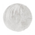 NEO YOGA Tapis de salon ou chambre - Microfibre extra doux - Ø 90 cm - Blanc